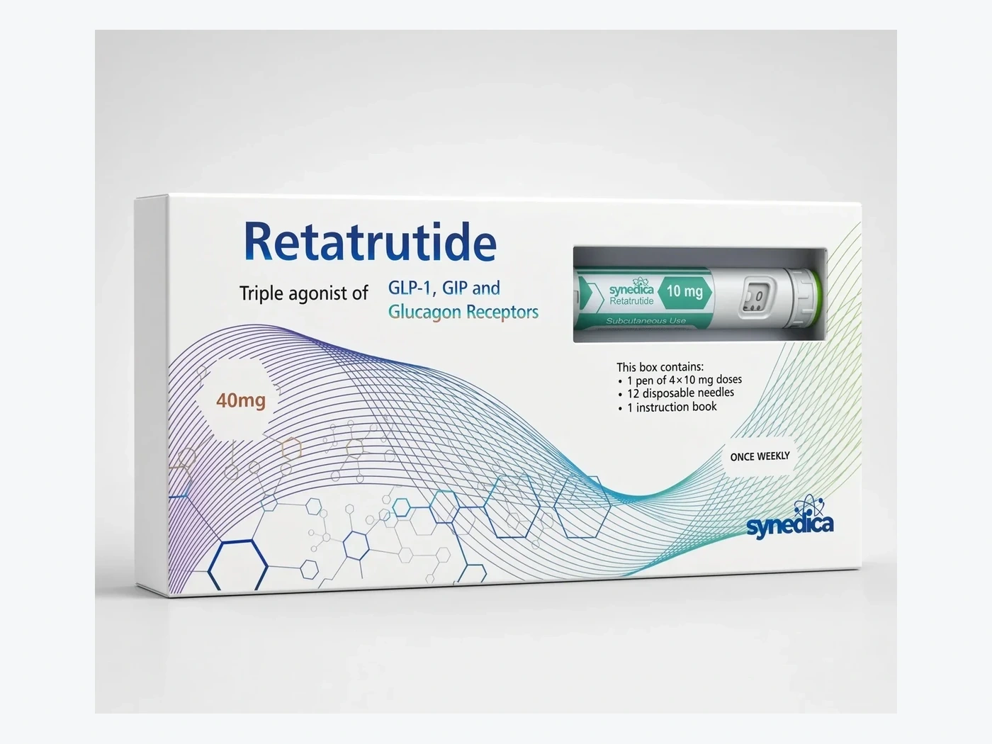 Synedica Retatrutide 40mg product photograph